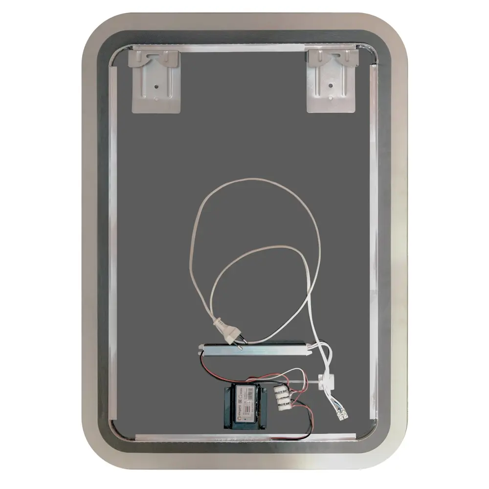 Фото 4 Зеркало для ванной комнаты Silver Mirrors Stiv - Lite 500x700 открытая подсветка, сенсорный выключатель Фото 4 Зеркало для ванной комнаты Silver Mirrors Stiv - Lite 500x700 открытая подсветка, сенсорный выключатель