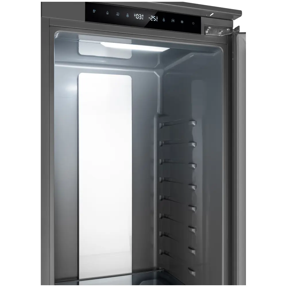 Фото 3 Встраиваемый холодильник Weissgauff WRKI 2000 Total NoFrost Inverter Premium Ecofresh Inox 54x193.5 см цвет нержавеющая сталь Фото 3 Встраиваемый холодильник Weissgauff WRKI 2000 Total NoFrost Inverter Premium Ecofresh Inox 54x193.5 см цвет нержавеющая сталь