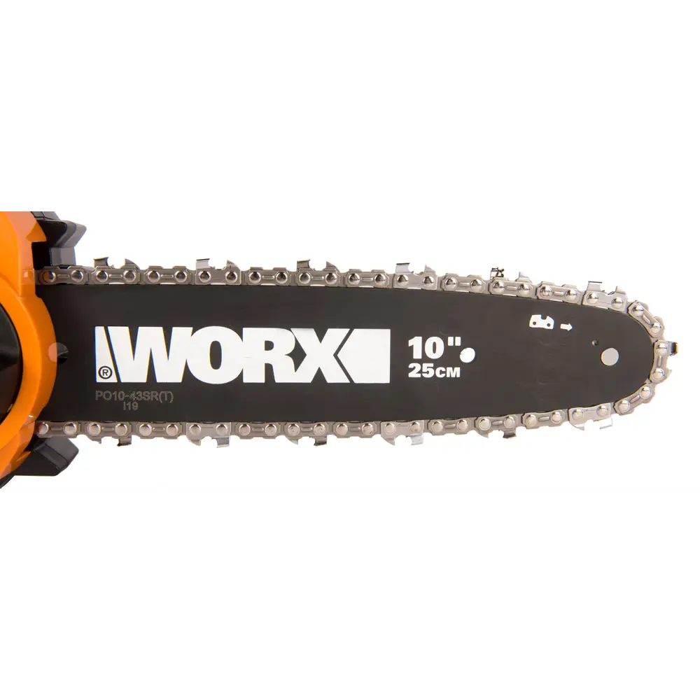 Фото 10 Пила цепная аккумуляторная Worx WG322E.1 20 В 25 см АКБ и ЗУ в комплекте Фото 10 Пила цепная аккумуляторная Worx WG322E.1 20 В 25 см АКБ и ЗУ в комплекте
