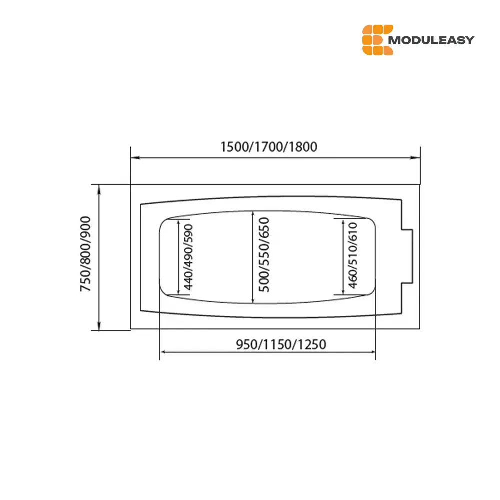 Фото 5 Ванна акриловая Moduleasy Abby 01аб1880кп 180x80 каркас, слив-перели, фронтальная панель Фото 5 Ванна акриловая Moduleasy Abby 01аб1880кп 180x80 каркас, слив-перели, фронтальная панель