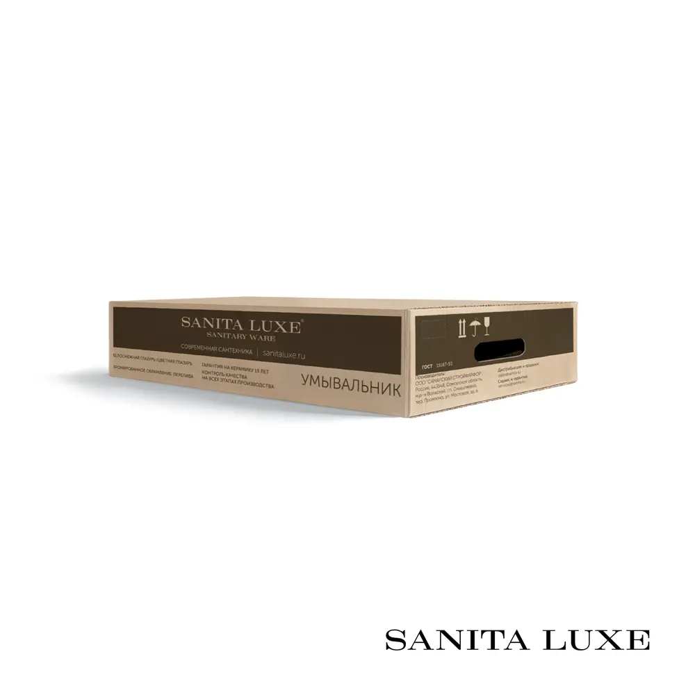 Фото 7 Раковина Sanita Luxe LINSLWB01 фарфор 55.6см Фото 7 Раковина Sanita Luxe LINSLWB01 фарфор 55.6см