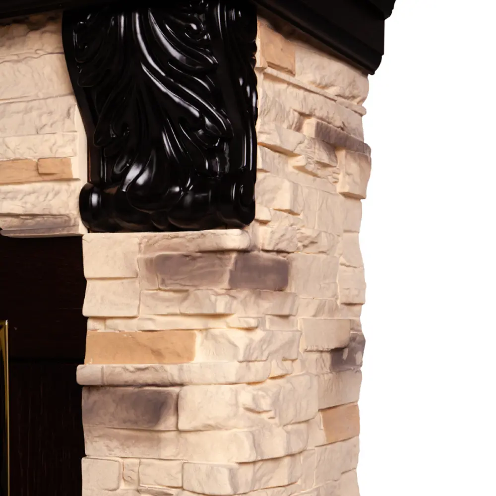Фото 4 Каминокомплект Realflame Dublin Corner Rock STD/EUG AO + Eugene цвет Дуб