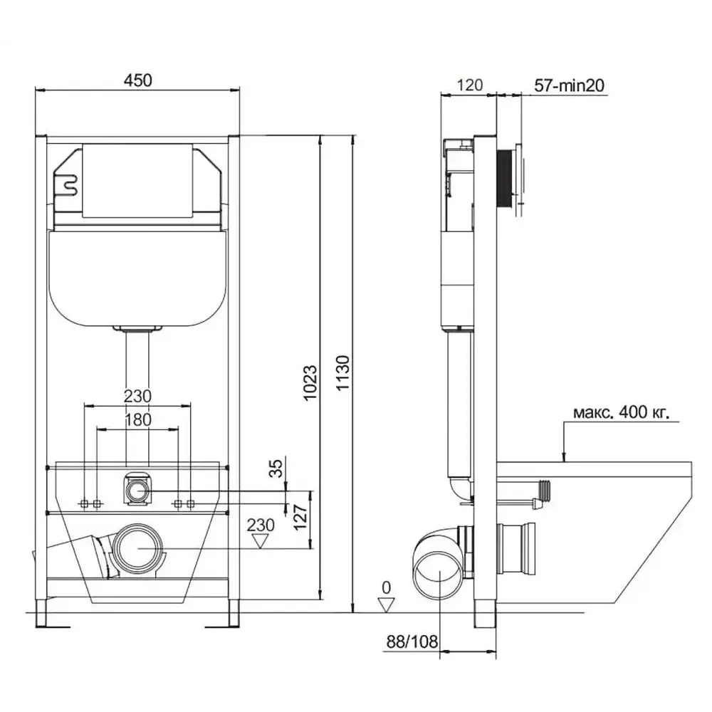 Фото 8 Комплект BAUEDGE NEO45700-BL0001-Q00011 6 в 1: инсталляция 45, унитаз безободковый Dream, сиденье дюропласт, кнопка Dream, черная Фото 8 Комплект BAUEDGE NEO45700-BL0001-Q00011 6 в 1: инсталляция 45, унитаз безободковый Dream, сиденье дюропласт, кнопка Dream, черная