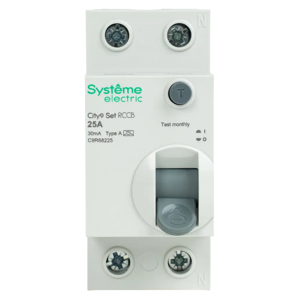 Фото 2 Дифференциальный автомат Systeme Electric City9 Set C9R68225 2P 25 А 30мА 6кА A Фото 2 Дифференциальный автомат Systeme Electric City9 Set C9R68225 2P 25 А 30мА 6кА A