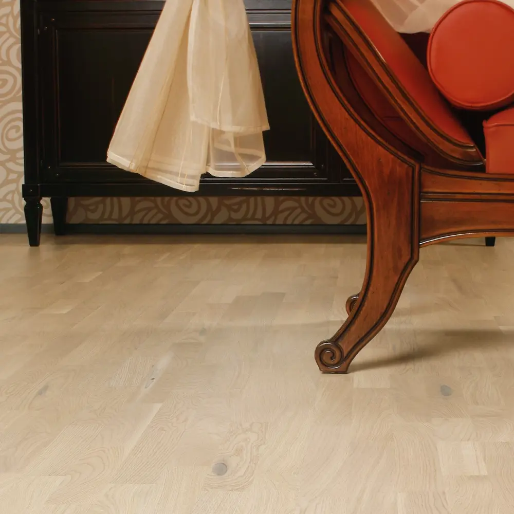 Фото 2 Паркетная доска 3-полосная Baltic Wood Smart Дуб Рустик CREAM WH 23 класс толщина 13.30 мм 3.59 м² Фото 2 Паркетная доска 3-полосная Baltic Wood Smart Дуб Рустик CREAM WH 23 класс толщина 13.30 мм 3.59 м²