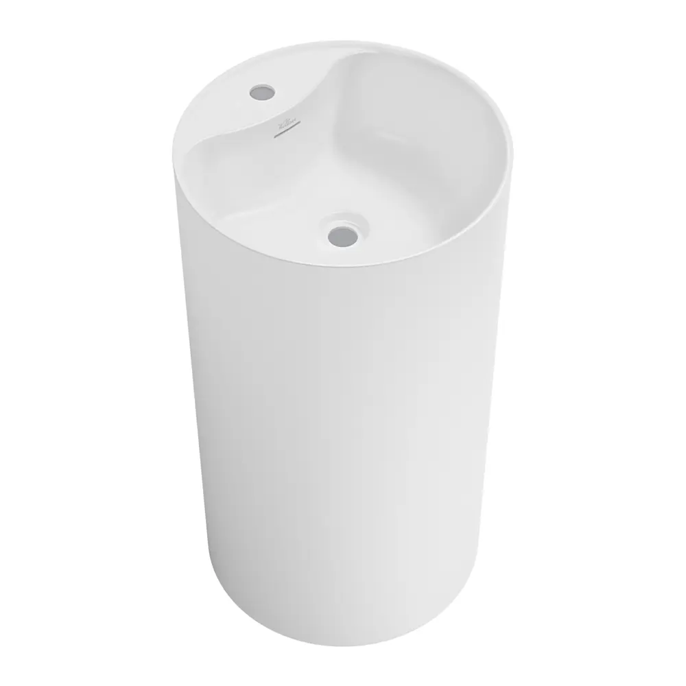Фото 6 Раковина напольная отдельностоящая Wellsee Chalice Perfection 20220059R 45x45x85 см цвет белый Фото 6 Раковина напольная отдельностоящая Wellsee Chalice Perfection 20220059R 45x45x85 см цвет белый