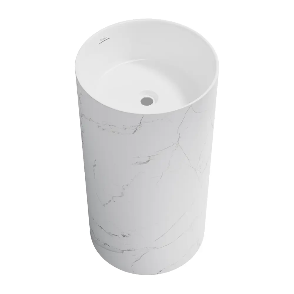 Фото 5 Раковина напольная отдельностоящая Wellsee Chalice Perfection 20220031R 45x45x85 см цвет белый Фото 5 Раковина напольная отдельностоящая Wellsee Chalice Perfection 20220031R 45x45x85 см цвет белый