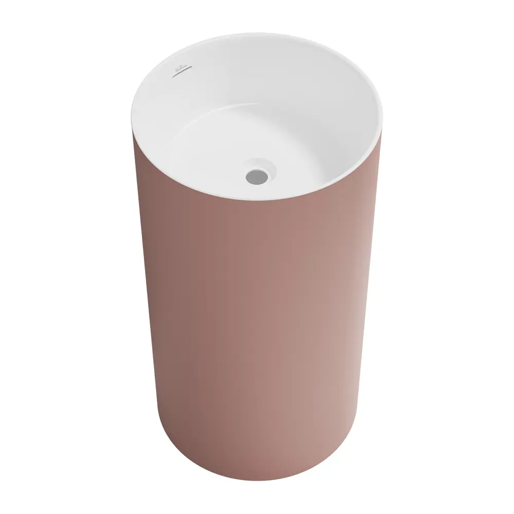 Фото Раковина напольная отдельностоящая Wellsee Chalice Perfection 20220053R 45x45x85 см цвет розовый Фото Раковина напольная отдельностоящая Wellsee Chalice Perfection 20220053R 45x45x85 см цвет розовый