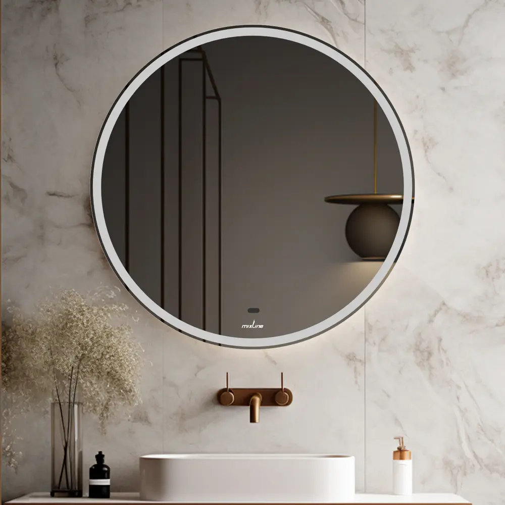 Фото 7 Зеркало MIXLINE Анита-2 60x60 ШВ бесконтактный сенсор светодиодная подсветка + подогрев Фото 7 Зеркало MIXLINE Анита-2 60x60 ШВ бесконтактный сенсор светодиодная подсветка + подогрев