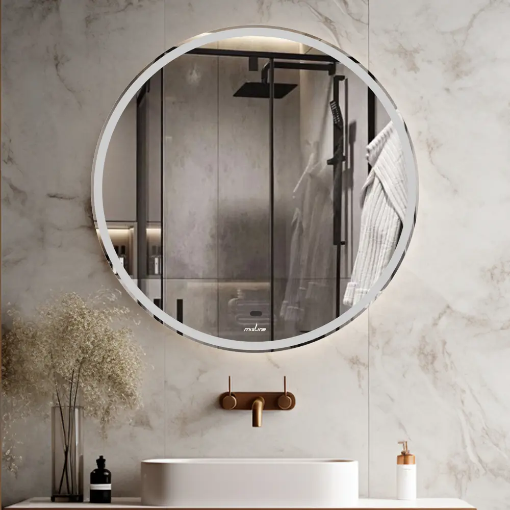 Фото 6 Зеркало MIXLINE Анита 60x60 ШВ бесконтактный сенсор светодиодная подсветка Фото 6 Зеркало MIXLINE Анита 60x60 ШВ бесконтактный сенсор светодиодная подсветка