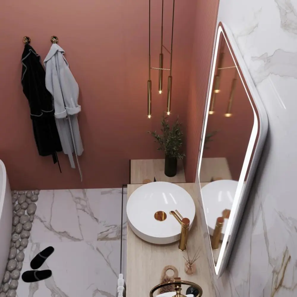 Фото 15 Зеркало MIXLINE Валерия 60x80 ШВ сенсорный выключатель светодиодная подсветка Фото 15 Зеркало MIXLINE Валерия 60x80 ШВ сенсорный выключатель светодиодная подсветка