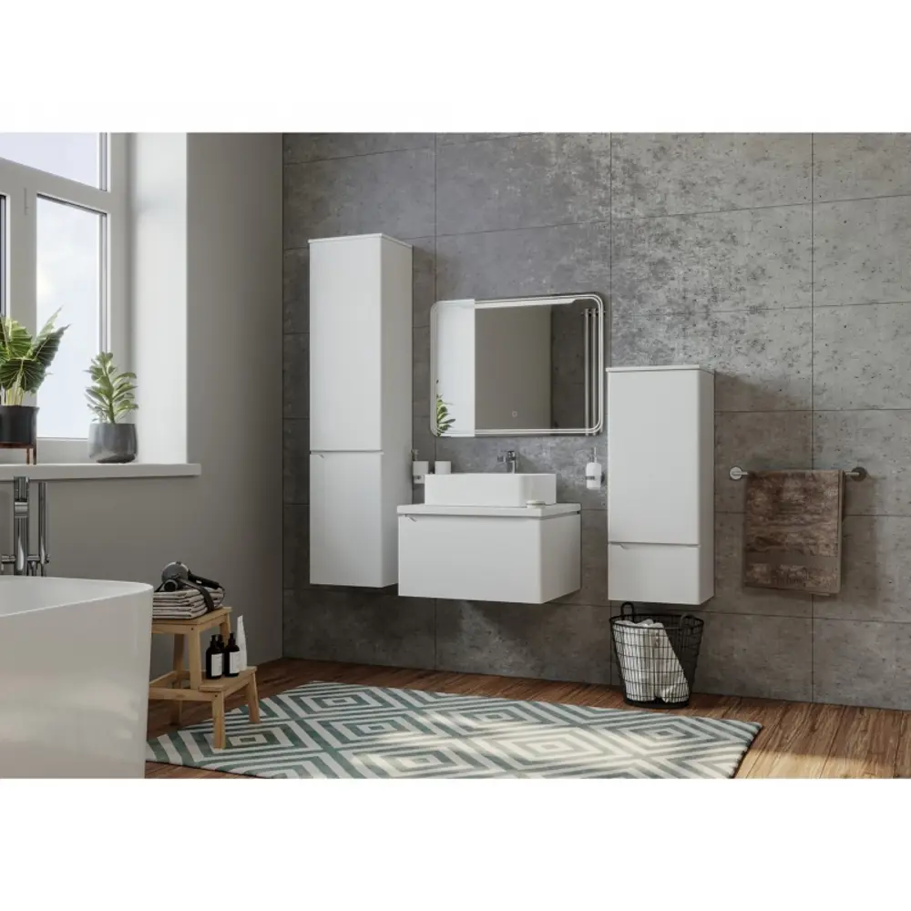 Фото 3 Зеркало с подсветкой Mixline Виктория 70x80 сенсорный выкл, светодиодная подсветка Фото 3 Зеркало с подсветкой Mixline Виктория 70x80 сенсорный выкл, светодиодная подсветка