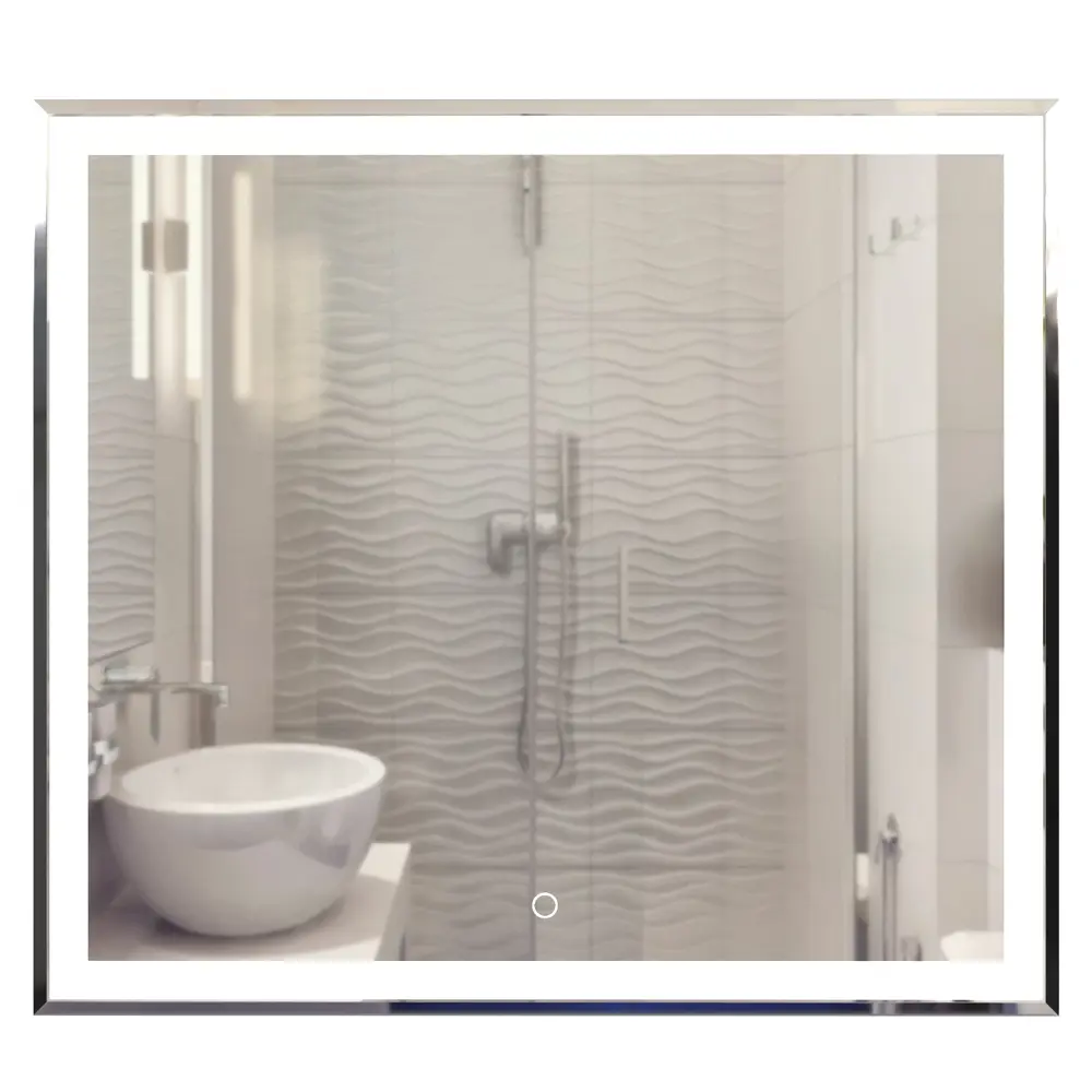 Фото 2 Зеркало MIXLINE Минио 90x80 ШВ сенсорный выключатель светодиодная подсветка Фото 2 Зеркало MIXLINE Минио 90x80 ШВ сенсорный выключатель светодиодная подсветка