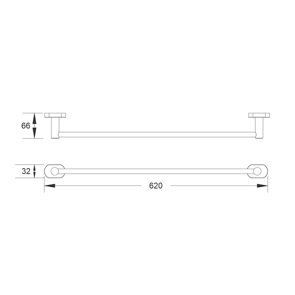 Фото 4 Держатель для полотенец Shevanik SG5117 62см цвет серый, серебристый Фото 4 Держатель для полотенец Shevanik SG5117 62см цвет серый, серебристый