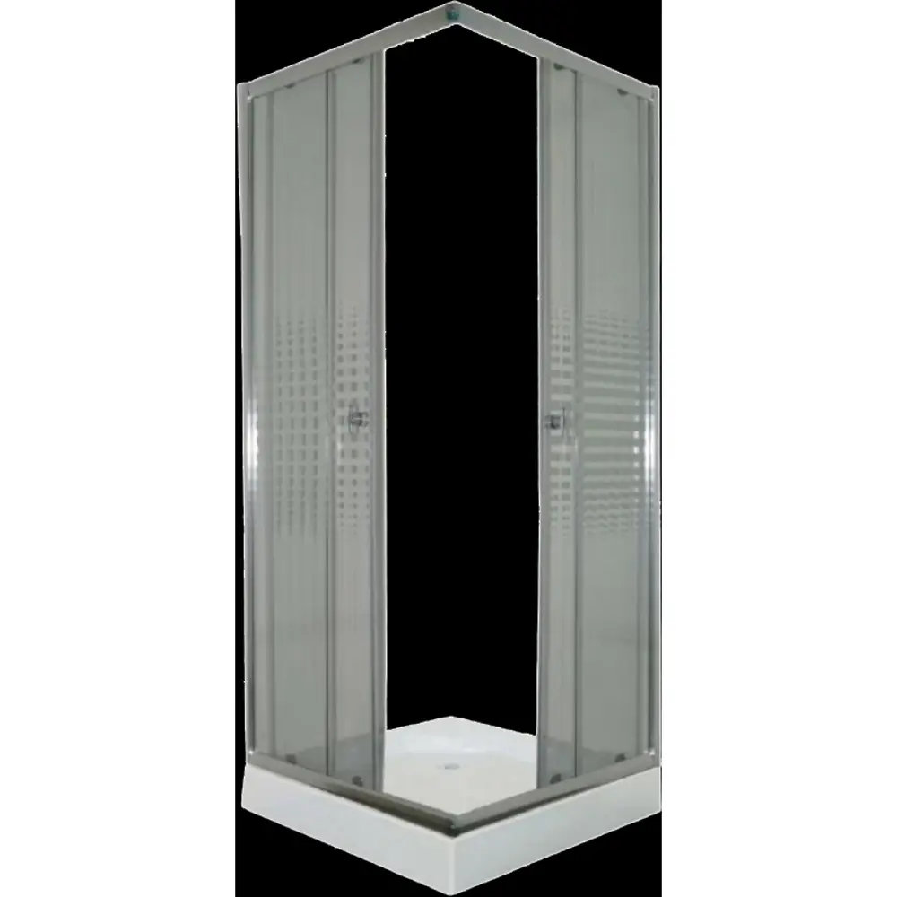 Фото 4 Душевой уголок Parly 9072 521442 квадратный 80x80см серебро профиль эффект стекла прозрачный Фото 4 Душевой уголок Parly 9072 521442 квадратный 80x80см серебро профиль эффект стекла прозрачный