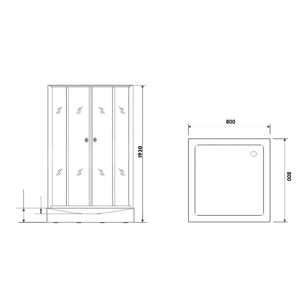 Фото 6 Душевой уголок Parly 9072 521442 квадратный 80x80см серебро профиль эффект стекла прозрачный Фото 6 Душевой уголок Parly 9072 521442 квадратный 80x80см серебро профиль эффект стекла прозрачный