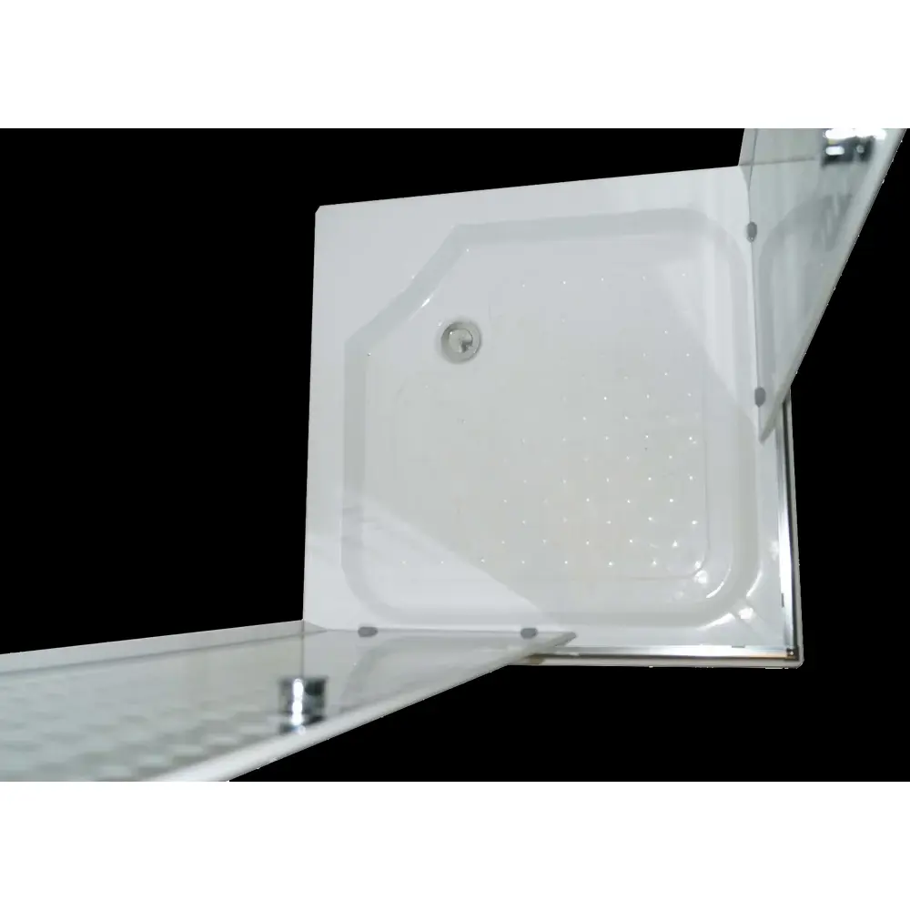 Фото 3 Душевой уголок Parly 9072 521442 квадратный 80x80см серебро профиль эффект стекла прозрачный Фото 3 Душевой уголок Parly 9072 521442 квадратный 80x80см серебро профиль эффект стекла прозрачный