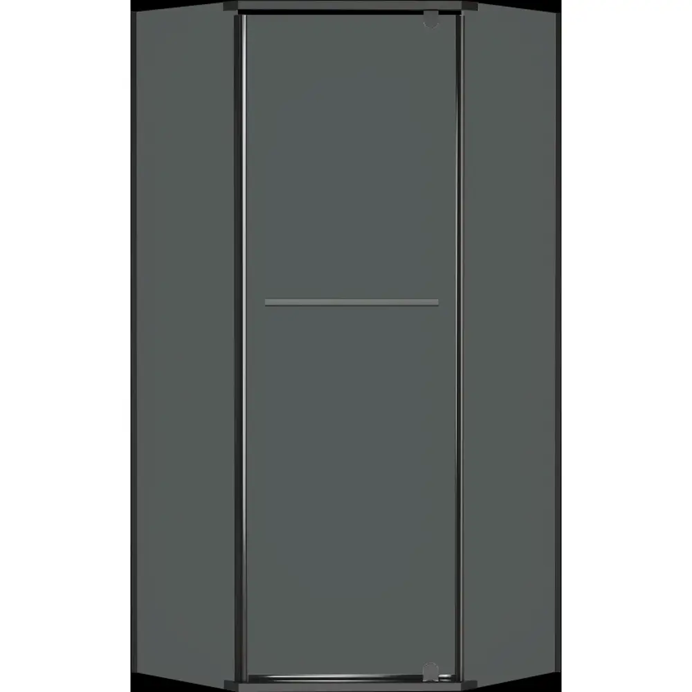 Фото Душевой уголок Rgw Passage 581405 пятиугольный 80x80см черный профиль эффект стекла прозрачный Фото Душевой уголок Rgw Passage 581405 пятиугольный 80x80см черный профиль эффект стекла прозрачный
