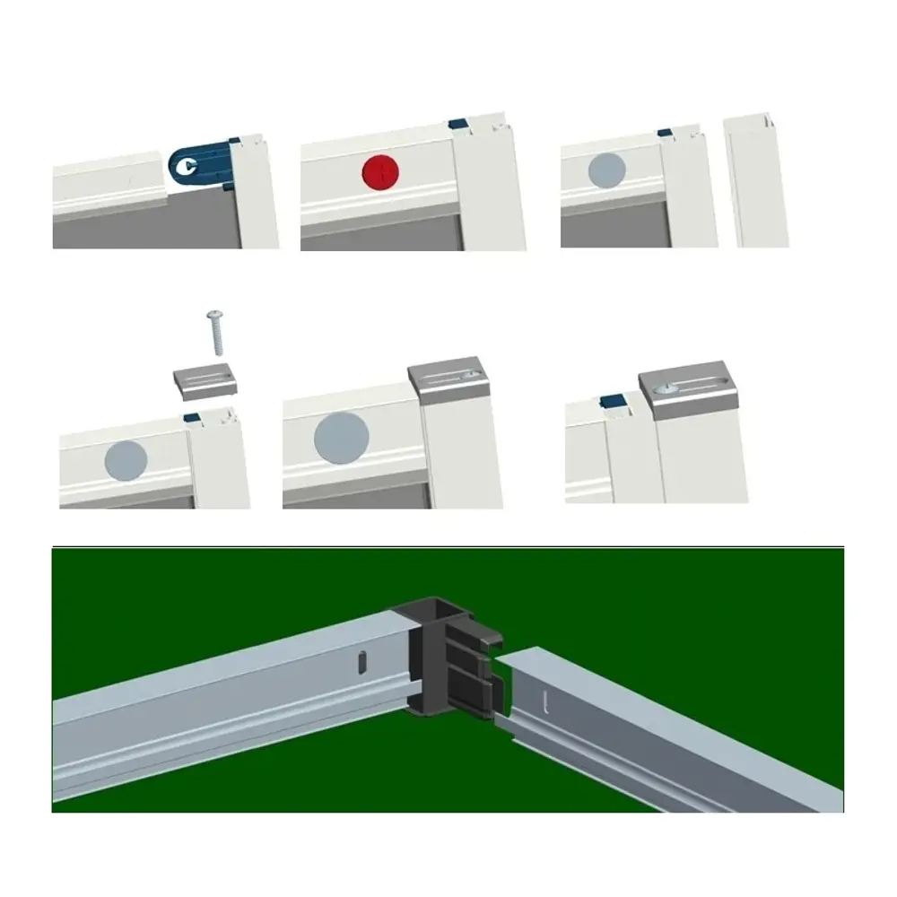 Фото 5 Душевой уголок Rgw Classic 511006 прямоугольный 150x90см черный профиль эффект стекла прозрачный