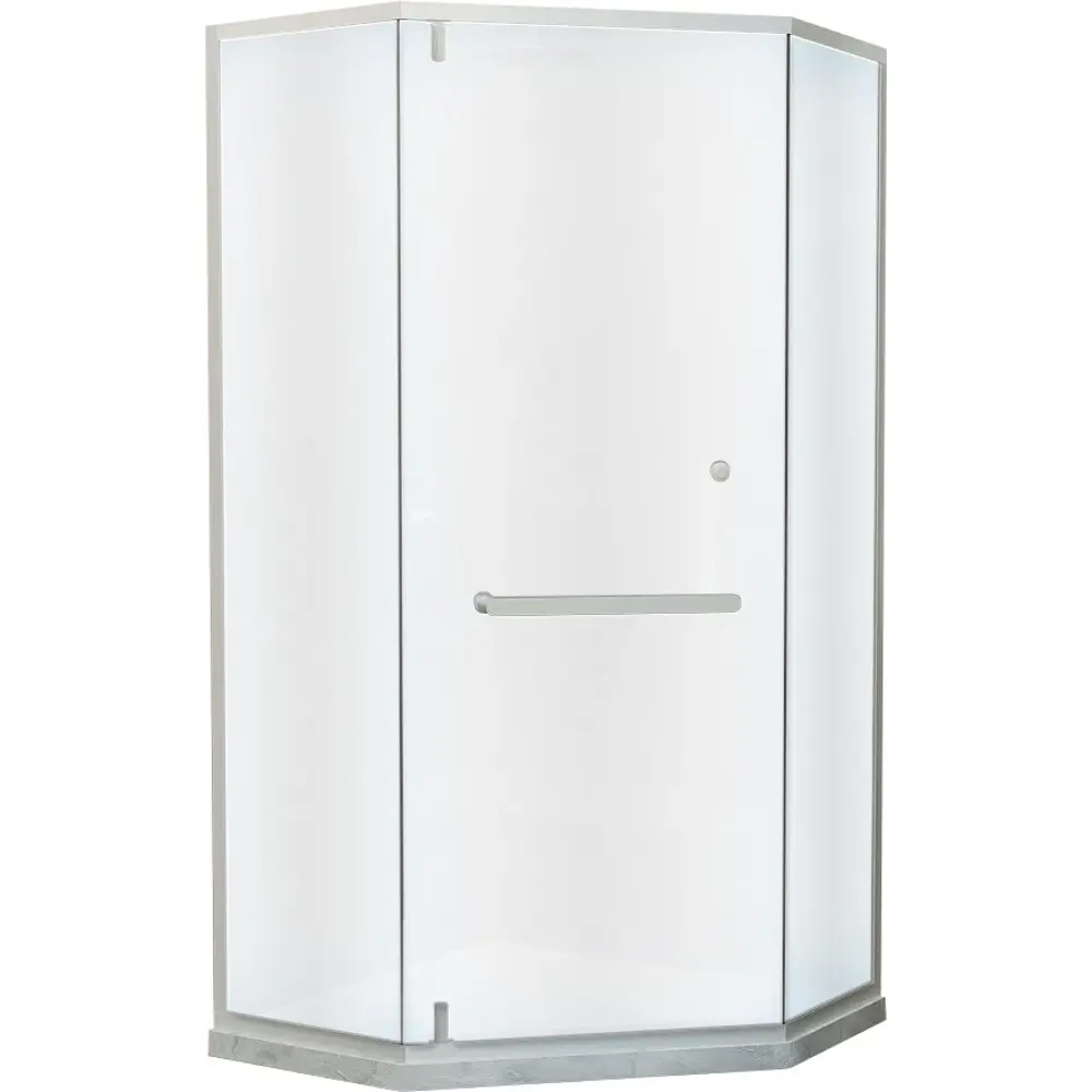 Фото 2 Душевой уголок RGW Hotel HO-084-W 375641, 100x100x195 см, профиль белый Фото 2 Душевой уголок RGW Hotel HO-084-W 375641, 100x100x195 см, профиль белый