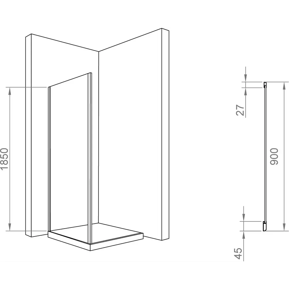 Фото 4 Душевой уголок Rgw Classic 521215 прямоугольный 120x90см серебро профиль эффект стекла прозрачный Фото 4 Душевой уголок Rgw Classic 521215 прямоугольный 120x90см серебро профиль эффект стекла прозрачный