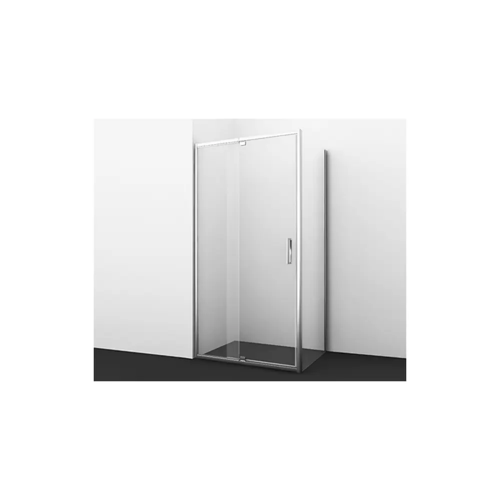 Фото 2 Душевой уголок Wasserkraft Berkel 110281 прямоугольный 100x80см серебро профиль эффект стекла прозрачный Фото 2 Душевой уголок Wasserkraft Berkel 110281 прямоугольный 100x80см серебро профиль эффект стекла прозрачный