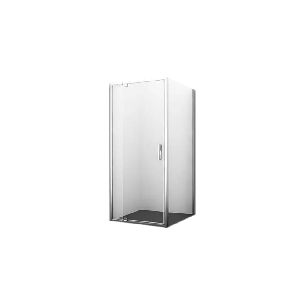 Фото 3 Душевой уголок Wasserkraft Berkel 110290 прямоугольный 90x100см серебро профиль эффект стекла прозрачный Фото 3 Душевой уголок Wasserkraft Berkel 110290 прямоугольный 90x100см серебро профиль эффект стекла прозрачный