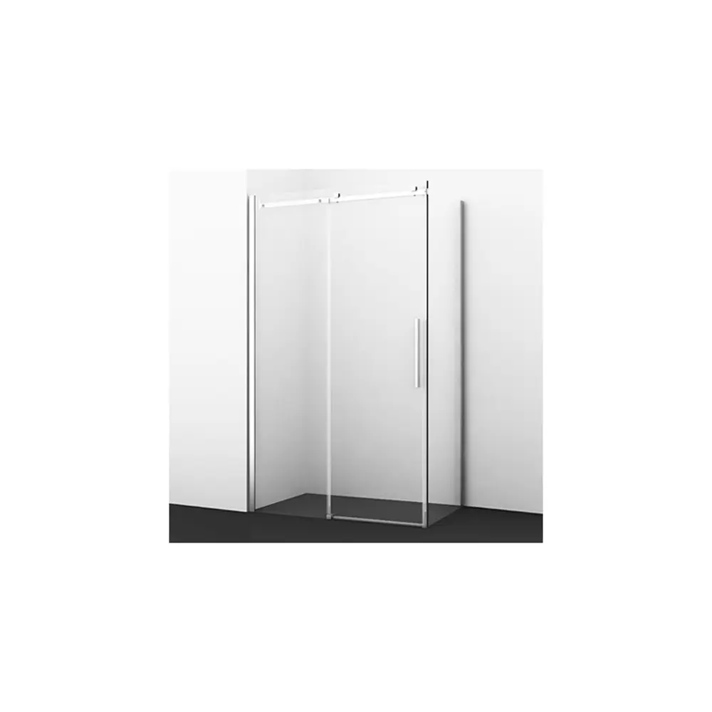 Фото 3 Душевой уголок Wasserkraft Alme 93273 прямоугольный 121x81см серебро профиль эффект стекла прозрачный Фото 3 Душевой уголок Wasserkraft Alme 93273 прямоугольный 121x81см серебро профиль эффект стекла прозрачный