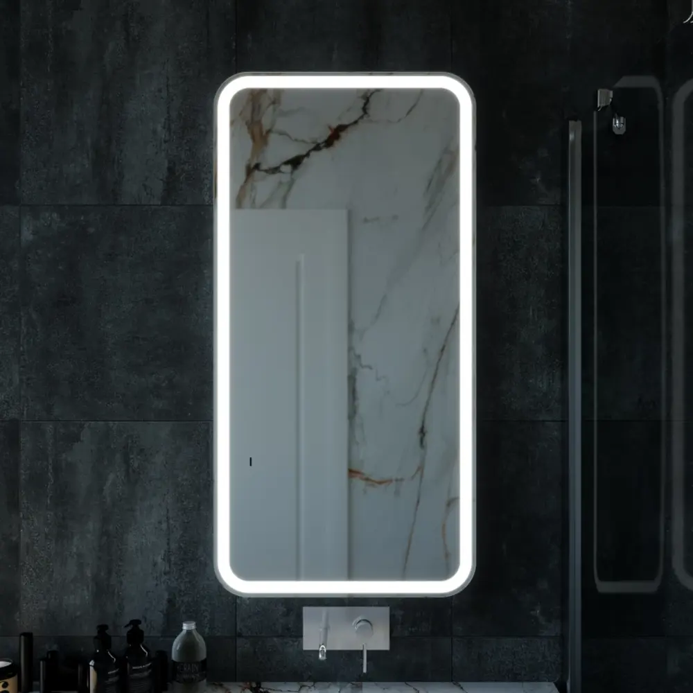 Фото 4 Зеркало с подсветкой Mixline Мальта 60x120 датчик взмаха руки,светодиодная подсветка Фото 4 Зеркало с подсветкой Mixline Мальта 60x120 датчик взмаха руки,светодиодная подсветка