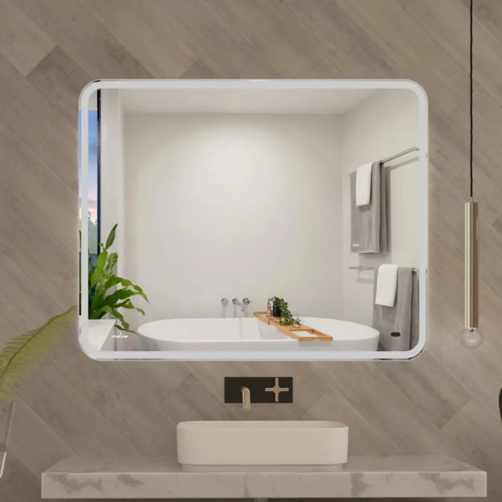 Фото 3 Зеркало с подсветкой Mixline Турин 100x80 датчик взмаха руки, светодиодная подсветка Фото 3 Зеркало с подсветкой Mixline Турин 100x80 датчик взмаха руки, светодиодная подсветка