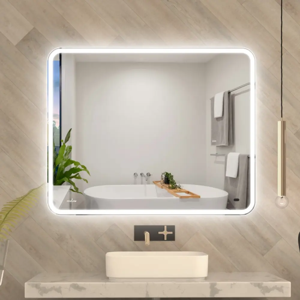 Фото 5 Зеркало с подсветкой Mixline Турин 100x80 датчик взмаха руки, светодиодная подсветка Фото 5 Зеркало с подсветкой Mixline Турин 100x80 датчик взмаха руки, светодиодная подсветка