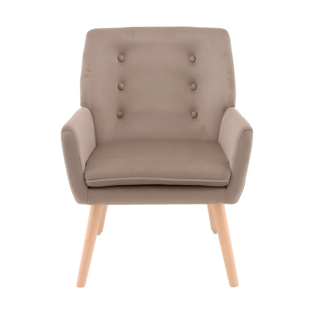 Фото 8 Кресло Stool group Райт 64x79x68 см велюр цвет мокко Фото 8 Кресло Stool group Райт 64x79x68 см велюр цвет мокко
