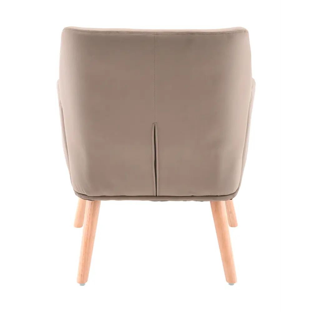 Фото 6 Кресло Stool group Райт 64x79x68 см велюр цвет мокко Фото 6 Кресло Stool group Райт 64x79x68 см велюр цвет мокко