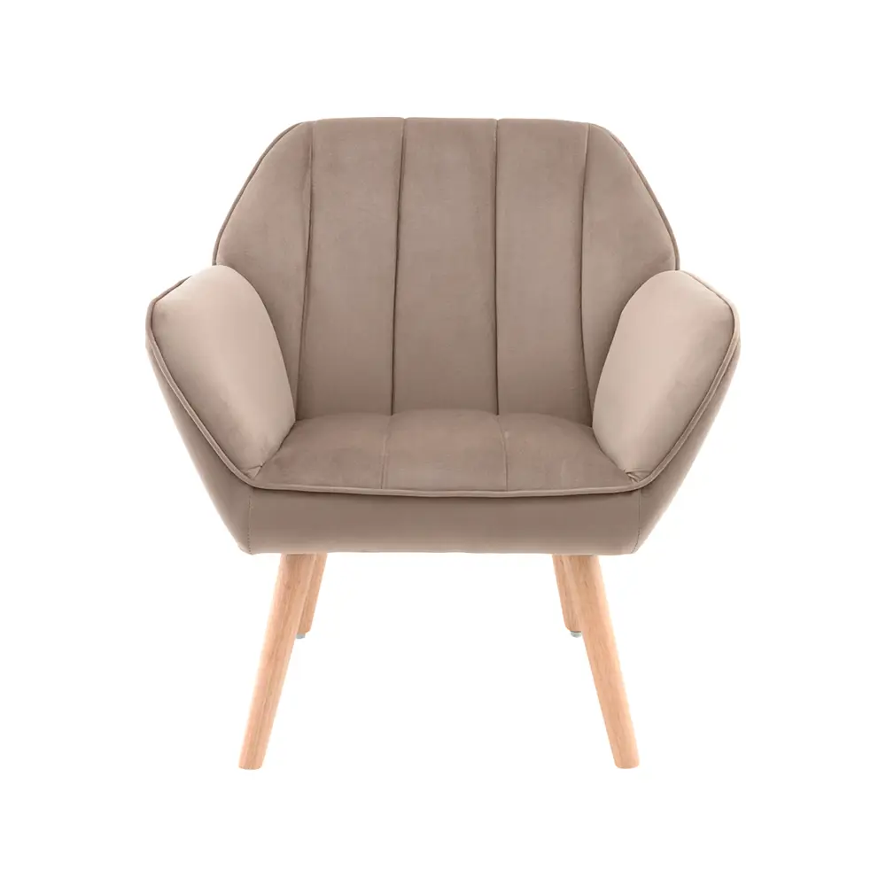 Фото 6 Кресло Stool group Руди 79x75x72 см велюр цвет мокко Фото 6 Кресло Stool group Руди 79x75x72 см велюр цвет мокко