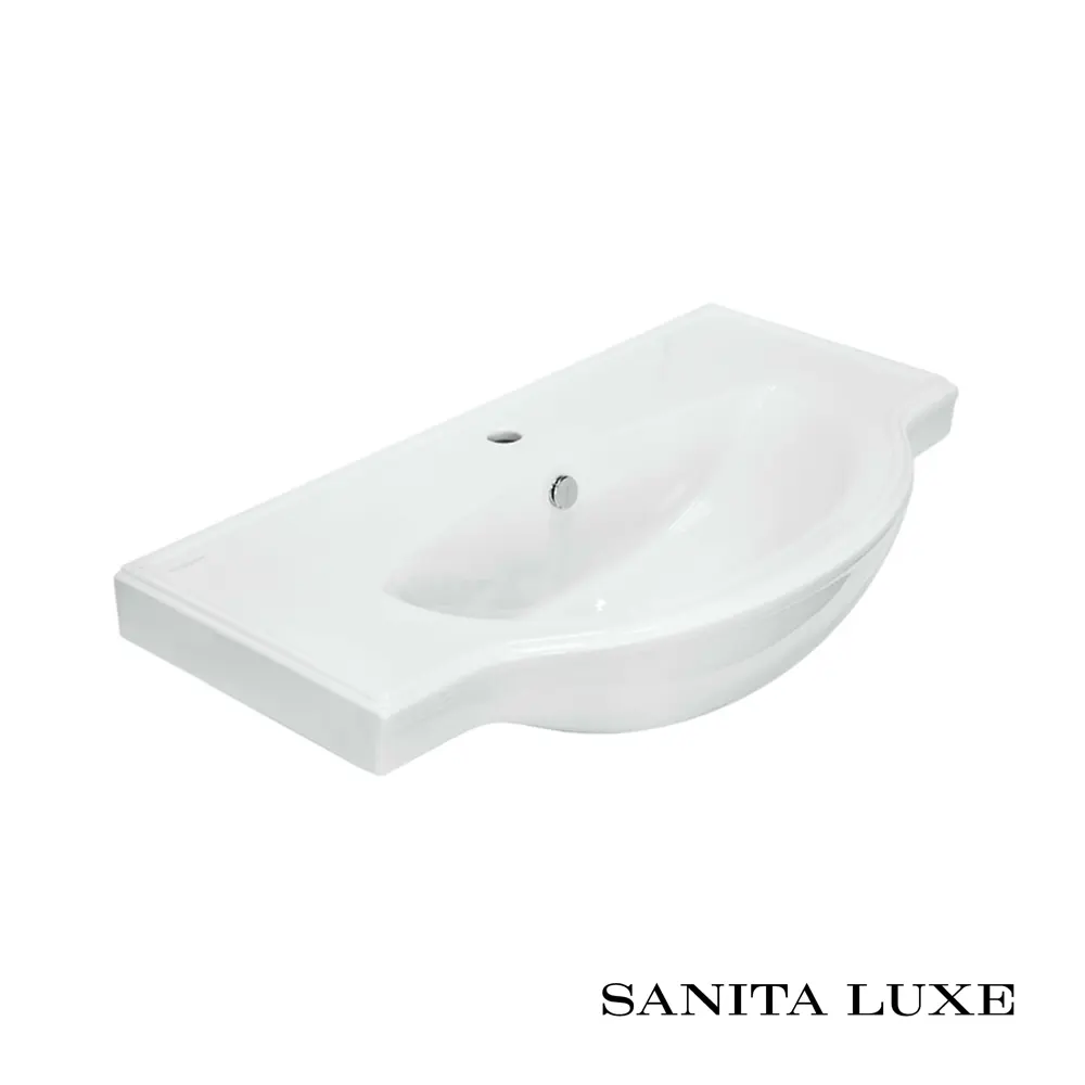 Фото 10 Раковина Sanita Luxe CLS90SLWB01 фарфор 89.5см Фото 10 Раковина Sanita Luxe CLS90SLWB01 фарфор 89.5см