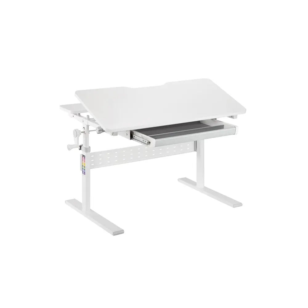 Фото 8 Парта растущая Stool group desk E601 white 90x54x60 см ДСП цвет белый Фото 8 Парта растущая Stool group desk E601 white 90x54x60 см ДСП цвет белый