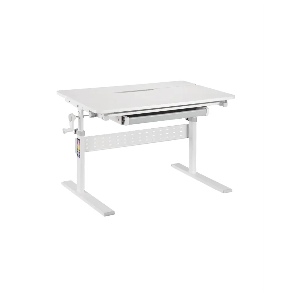 Фото 3 Парта растущая Stool group desk E601 white 90x54x60 см ДСП цвет белый Фото 3 Парта растущая Stool group desk E601 white 90x54x60 см ДСП цвет белый