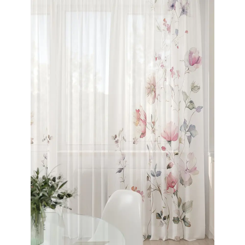 Фото 3 Тюль At home Базовая коллекция AT994070 на шторной ленте 260x450 см цвет бежевый Фото 3 Тюль At home Базовая коллекция AT994070 на шторной ленте 260x450 см цвет бежевый