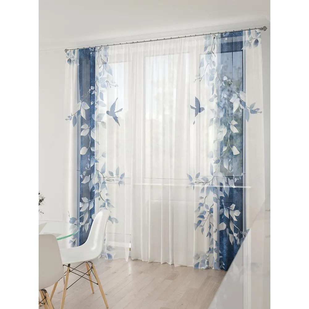 Фото 3 Тюль At home Базовая коллекция AT994068 на шторной ленте 260x450 см цвет бежевый Фото 3 Тюль At home Базовая коллекция AT994068 на шторной ленте 260x450 см цвет бежевый