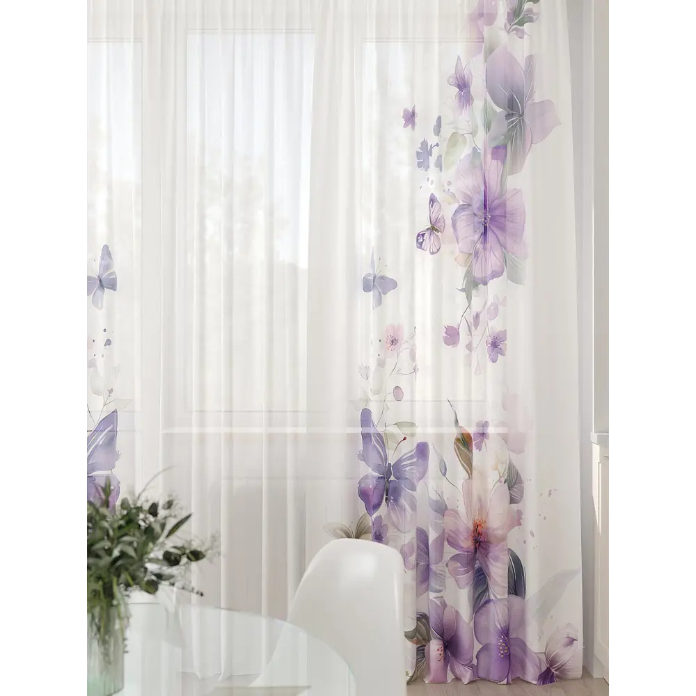 Фото 5 Тюль At home Базовая коллекция AT994067 на шторной ленте 260x450 см цвет бежевый Фото 5 Тюль At home Базовая коллекция AT994067 на шторной ленте 260x450 см цвет бежевый