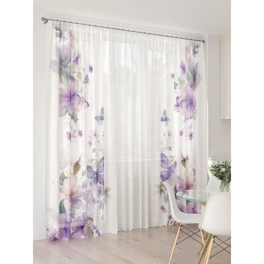 Фото 8 Тюль At home Базовая коллекция AT994067 на шторной ленте 260x450 см цвет бежевый Фото 8 Тюль At home Базовая коллекция AT994067 на шторной ленте 260x450 см цвет бежевый