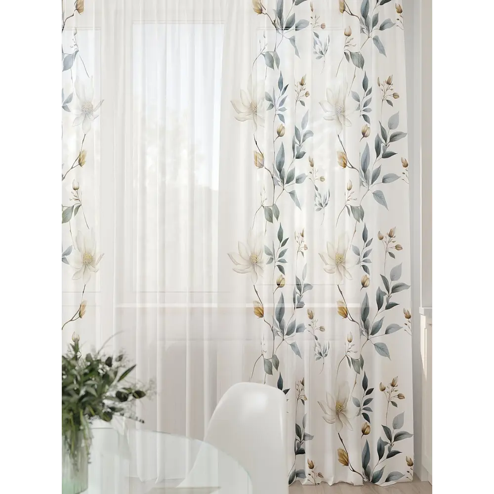 Фото 3 Тюль At home Базовая коллекция AT994062 на шторной ленте 260x450 см цвет бежевый Фото 3 Тюль At home Базовая коллекция AT994062 на шторной ленте 260x450 см цвет бежевый