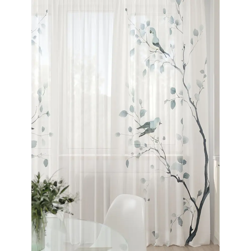 Фото 6 Тюль At home Базовая коллекция AT994059 на шторной ленте 260x450 см цвет бежевый Фото 6 Тюль At home Базовая коллекция AT994059 на шторной ленте 260x450 см цвет бежевый