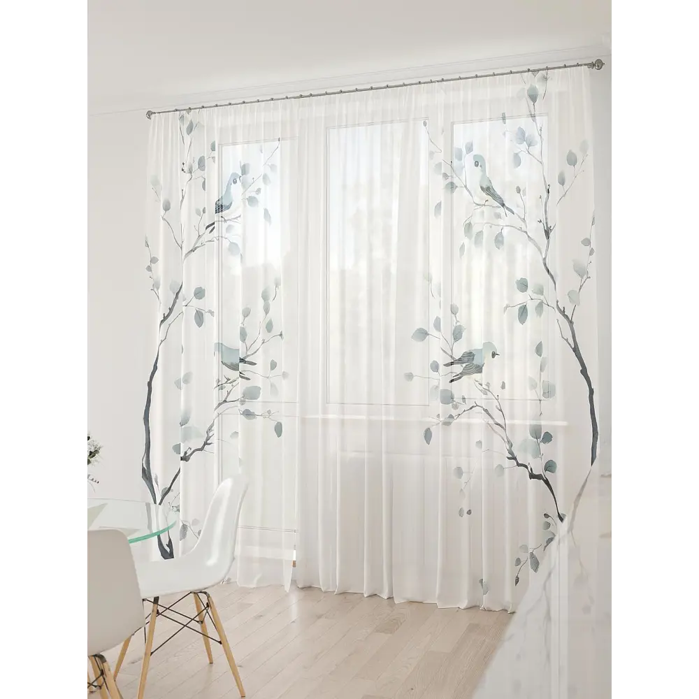 Фото 7 Тюль At home Базовая коллекция AT994059 на шторной ленте 260x450 см цвет бежевый Фото 7 Тюль At home Базовая коллекция AT994059 на шторной ленте 260x450 см цвет бежевый