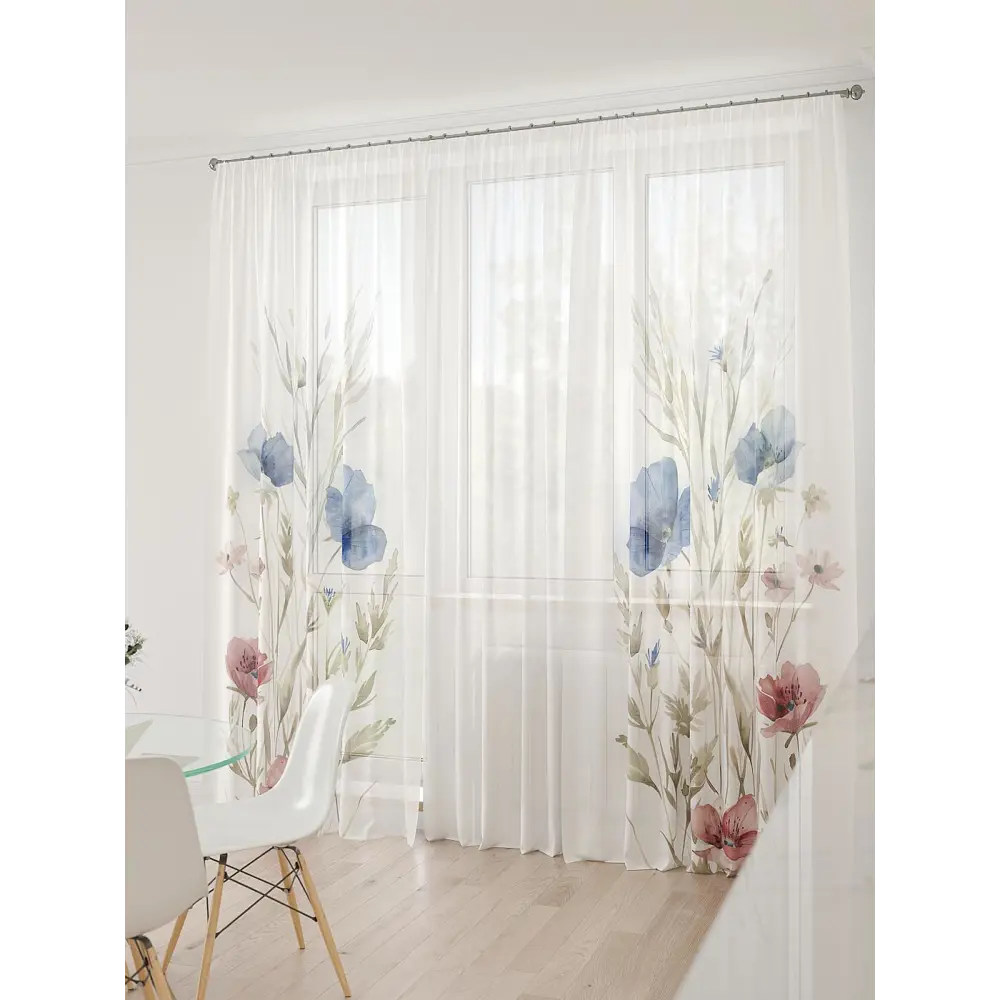 Фото 8 Тюль At home Базовая коллекция AT994051 на шторной ленте 260x450 см цвет бежевый Фото 8 Тюль At home Базовая коллекция AT994051 на шторной ленте 260x450 см цвет бежевый