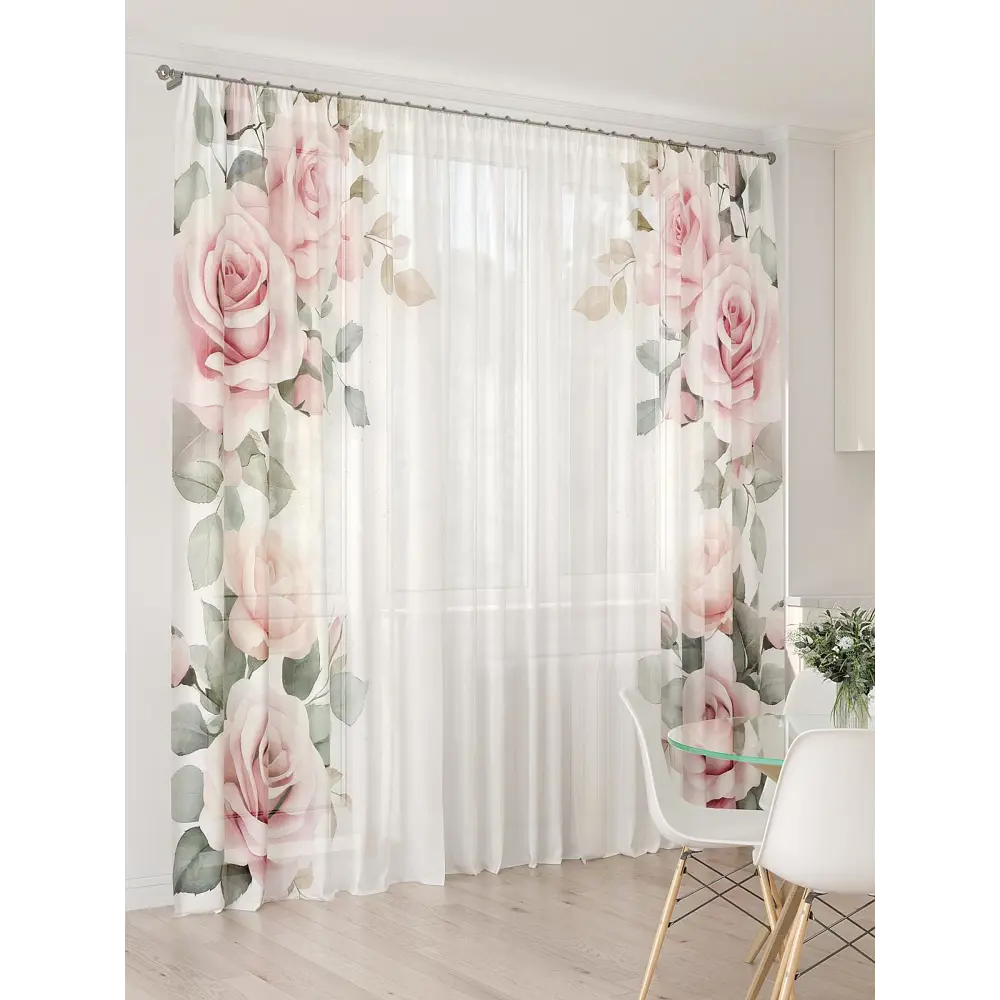 Фото Тюль At home Базовая коллекция AT994043 на шторной ленте 260x450 см цвет бежевый Фото Тюль At home Базовая коллекция AT994043 на шторной ленте 260x450 см цвет бежевый