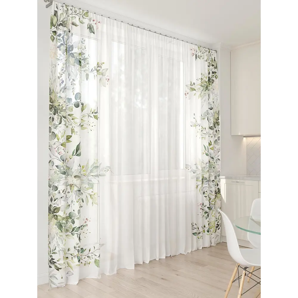 Фото 2 Тюль At home Базовая коллекция AT994024 на шторной ленте 260x450 см цвет бежевый Фото 2 Тюль At home Базовая коллекция AT994024 на шторной ленте 260x450 см цвет бежевый