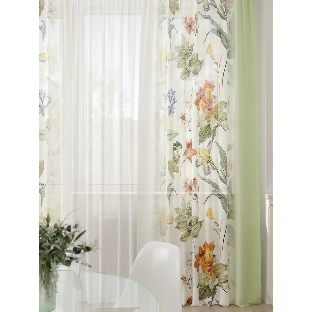 Фото Тюль At home Базовая коллекция AT994023 на шторной ленте 260x450 см цвет бежевый Фото Тюль At home Базовая коллекция AT994023 на шторной ленте 260x450 см цвет бежевый