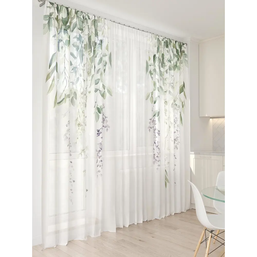 Фото Тюль At home Базовая коллекция AT994018 на шторной ленте 260x450 см цвет бежевый Фото Тюль At home Базовая коллекция AT994018 на шторной ленте 260x450 см цвет бежевый