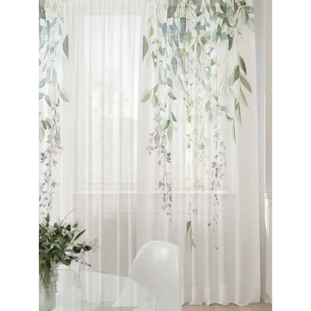 Фото 7 Тюль At home Базовая коллекция AT994018 на шторной ленте 260x450 см цвет бежевый Фото 7 Тюль At home Базовая коллекция AT994018 на шторной ленте 260x450 см цвет бежевый